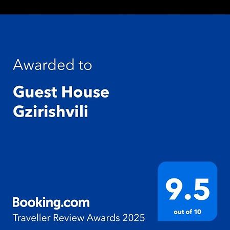 Guest House Gzirishvili Kvareli Esterno foto